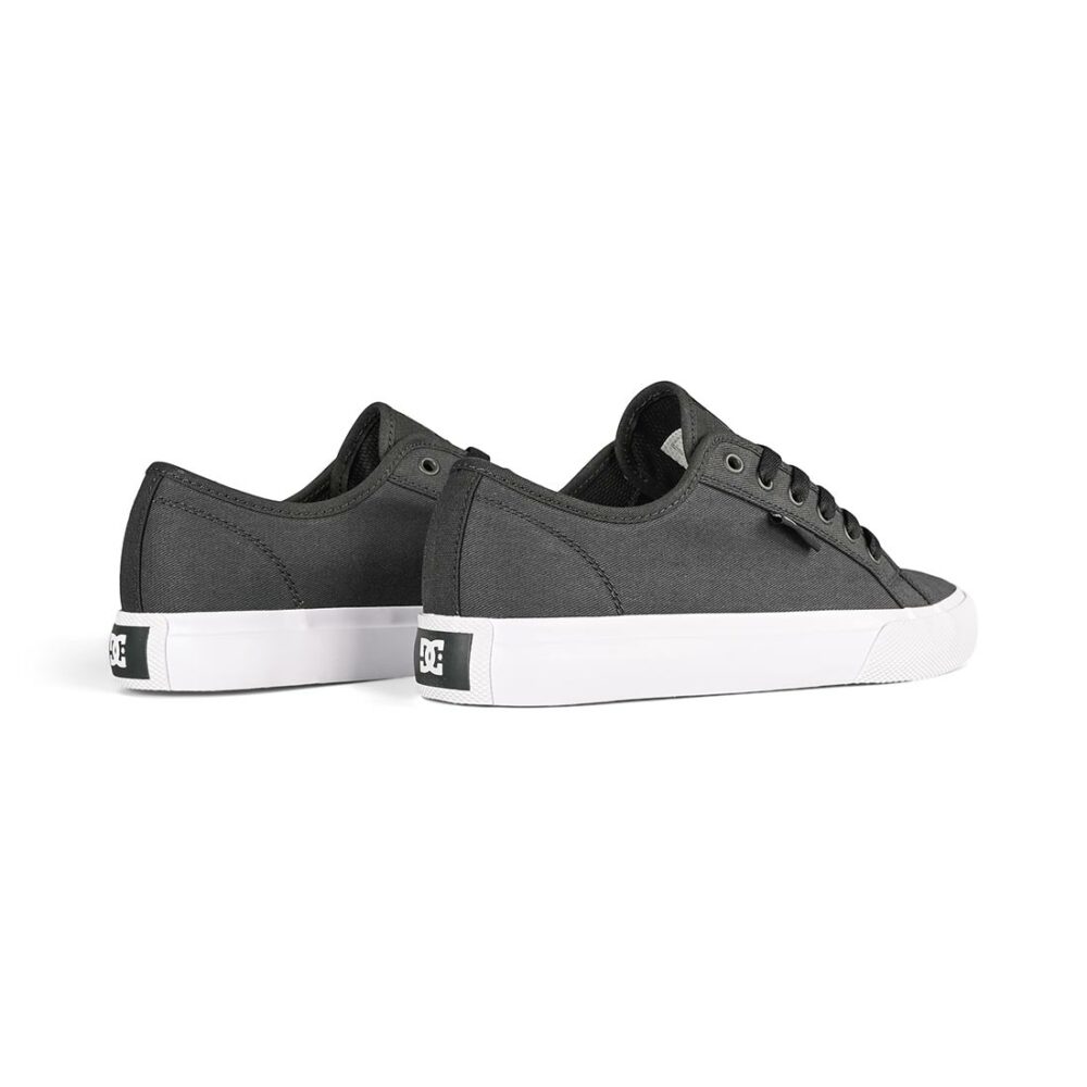 DC Manual TX SE Skate Shoes - Black/Grey/Grey