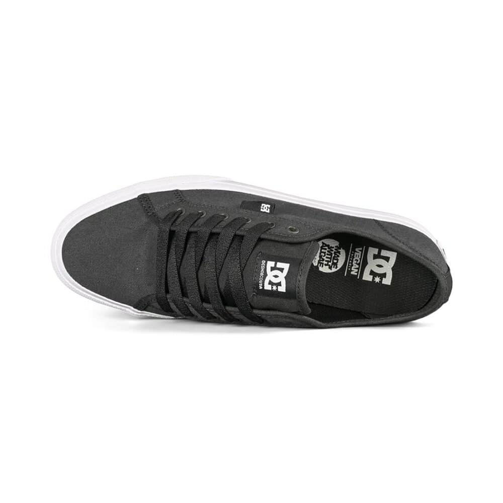 DC Manual TX SE Skate Shoes - Black/Grey/Grey