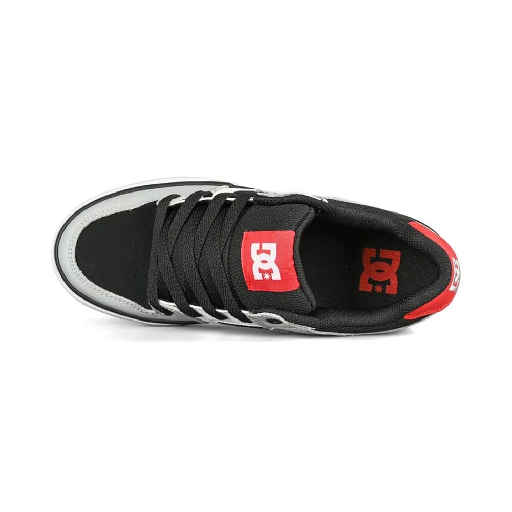 DC Pure (Youth) Skate Shoes - Black/Grey/Grey