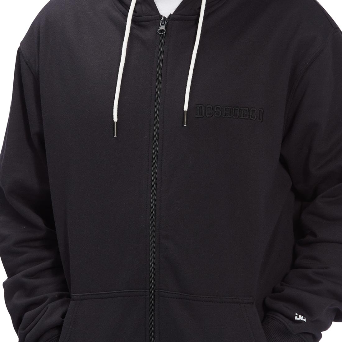 DC Shoes Riot Zip-Up Hoodie - Black - Supereight