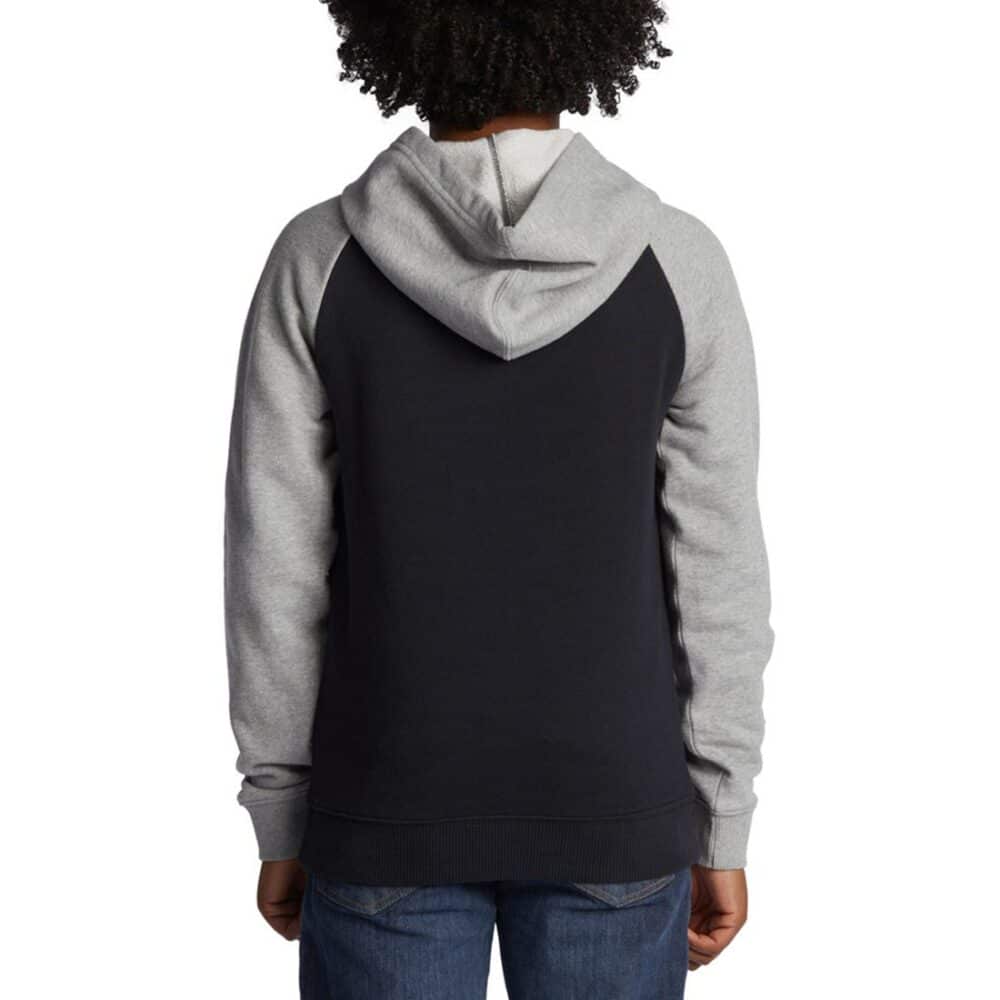 DC Star Pilot (Youth) Pullover Hoodie - Black/Grey Heather