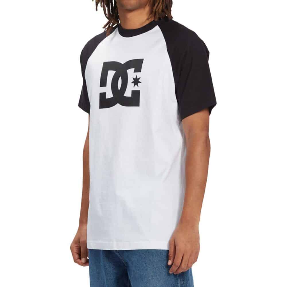 DC Star S/S Raglan T-Shirt - White/Black