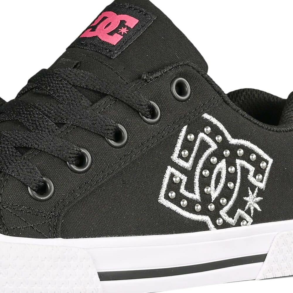 DC Women's Chelsea Skate Shoes - Black/Zebra