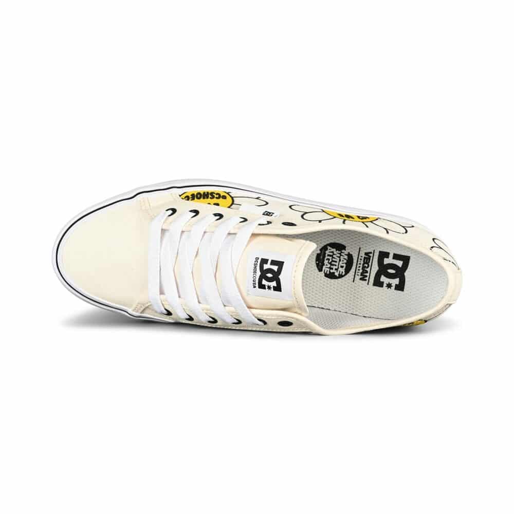 DC Women's Manual Platform Shoes - White/Black/Flower