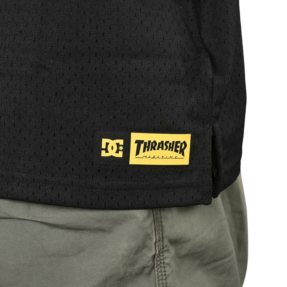 DC x Thrasher Basketball Jersey Vest - Black