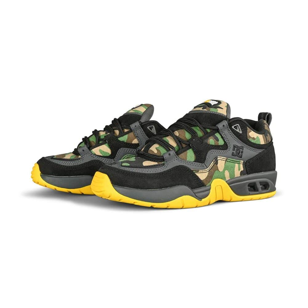 DC x Thrasher Kalis Truth OG Skate Shoes - Black/Camo