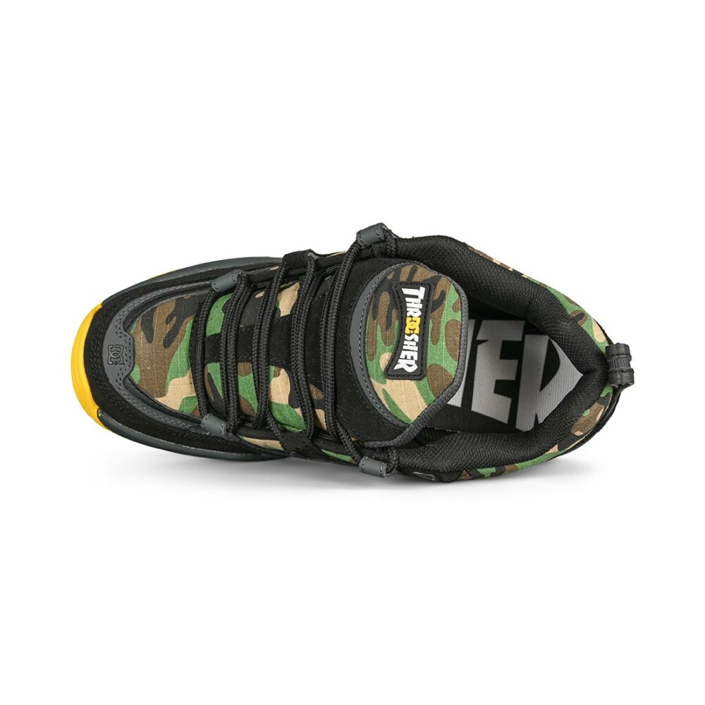 DC x Thrasher Kalis Truth OG Skate Shoes - Black/Camo