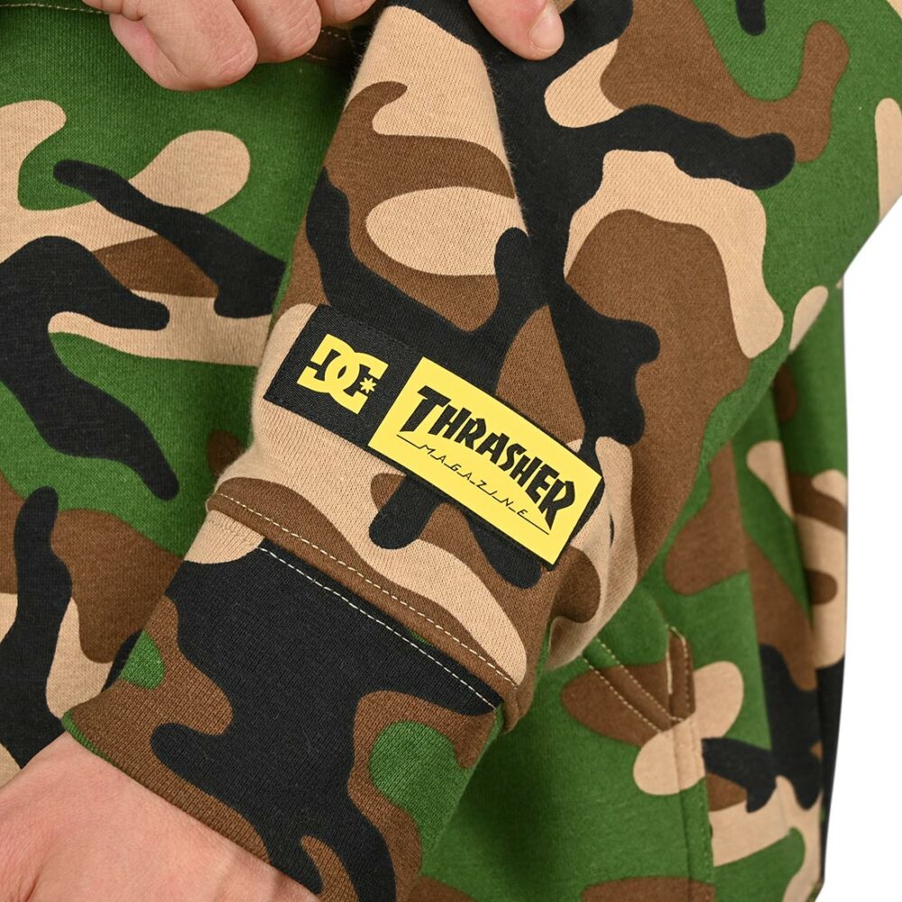 DC x Thrasher Pullover Hoodie - Camo