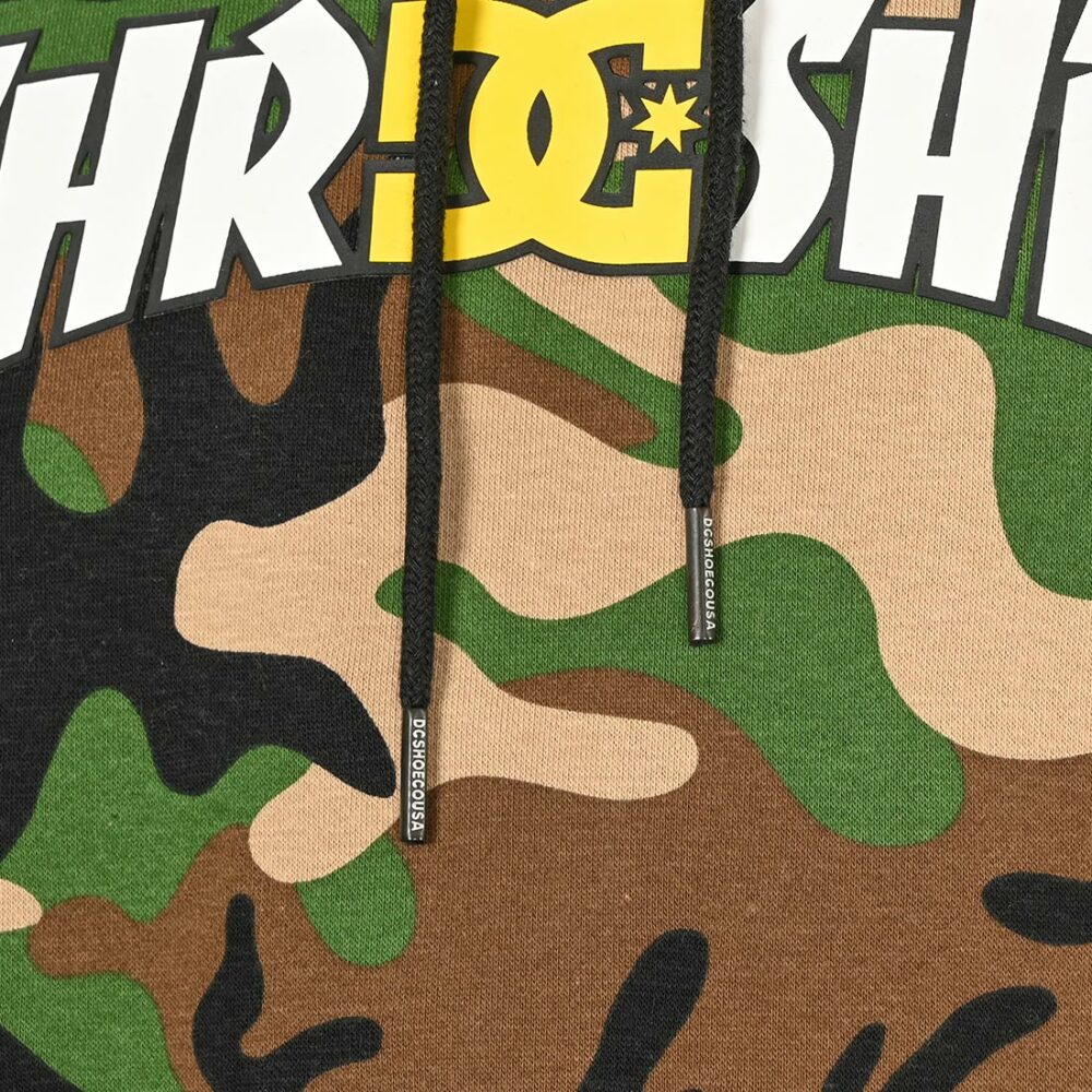 DC x Thrasher Pullover Hoodie - Camo