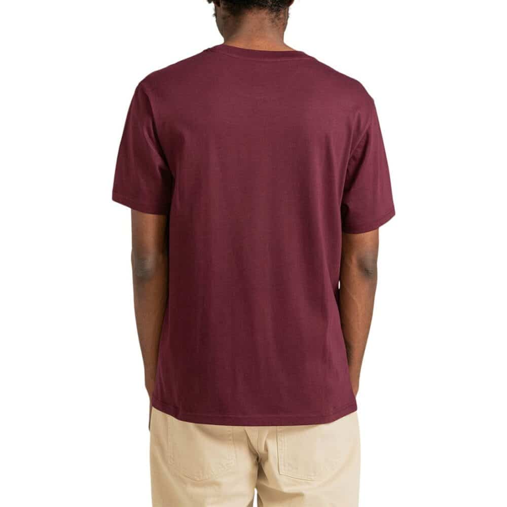 Element Basic Pocket S/S T-Shirt - Burgundy