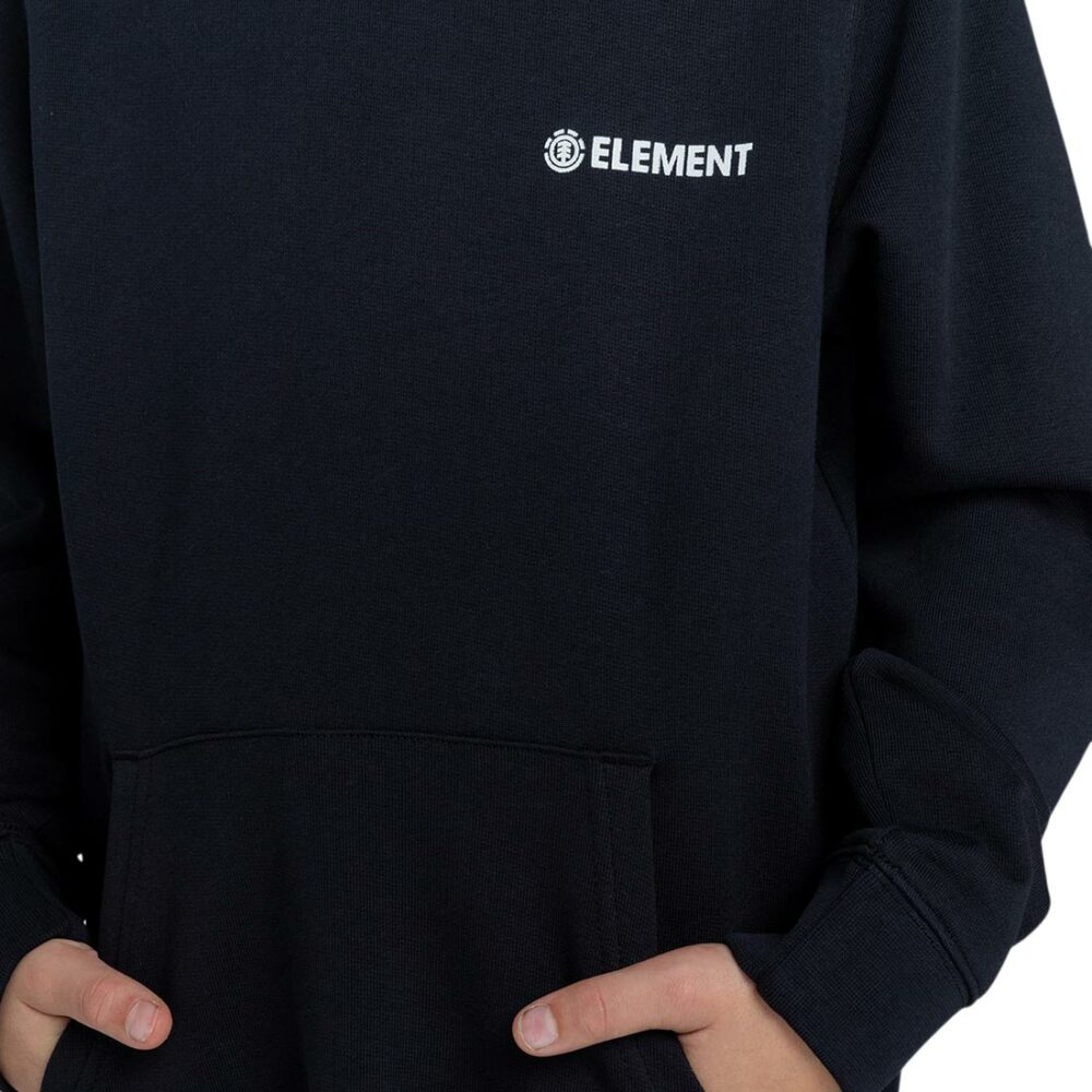 Element Blazin Chest (Youth) Pullover Hoodie - Flint Black