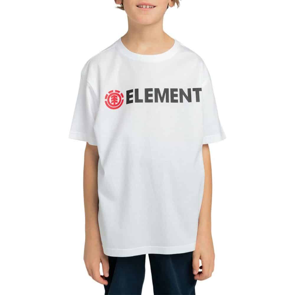 Element Blazin (Youth) S/S T-Shirt - Optic White