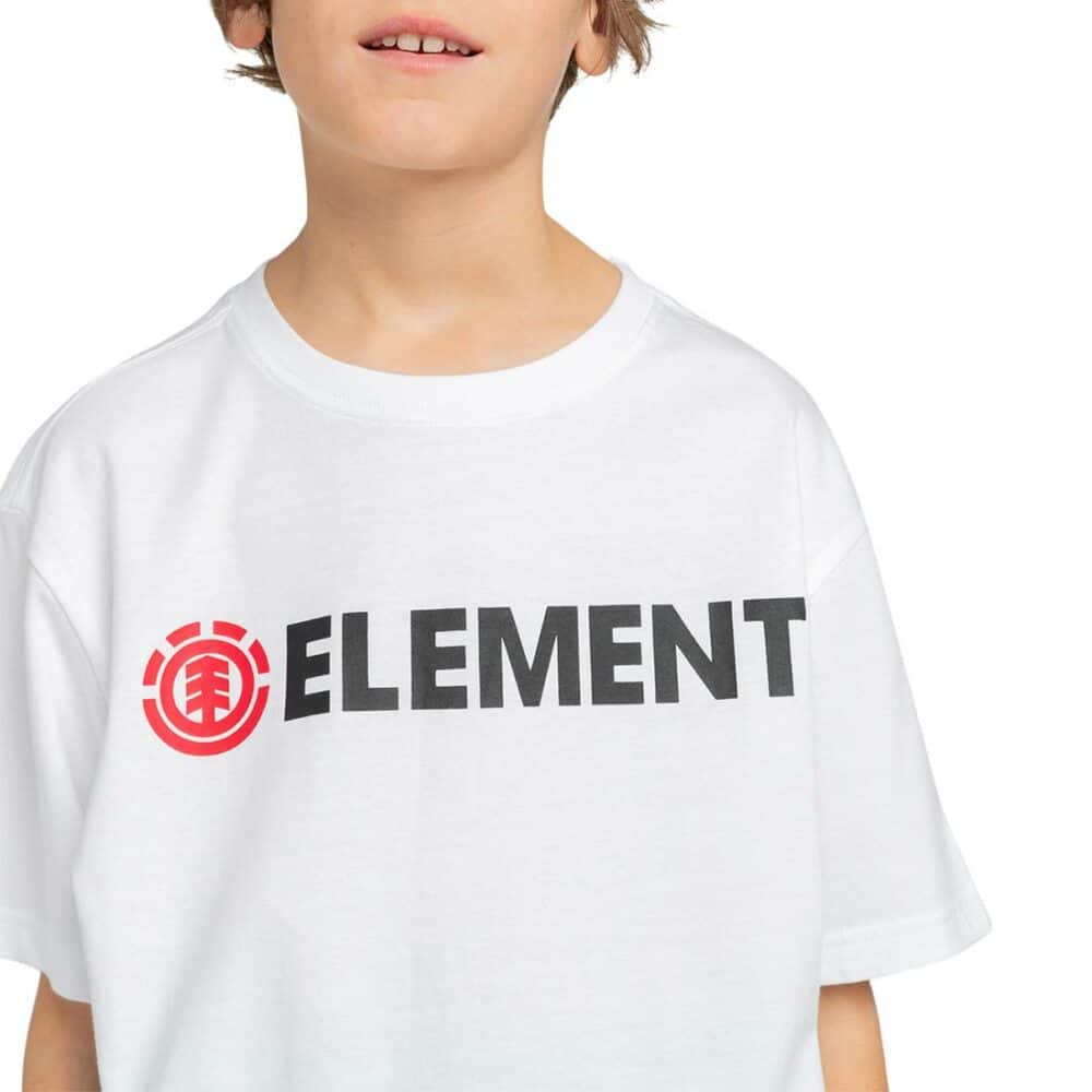 Element Blazin (Youth) S/S T-Shirt - Optic White