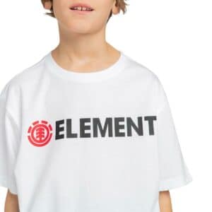 Element Blazin (Youth) S/S T-Shirt - Optic White