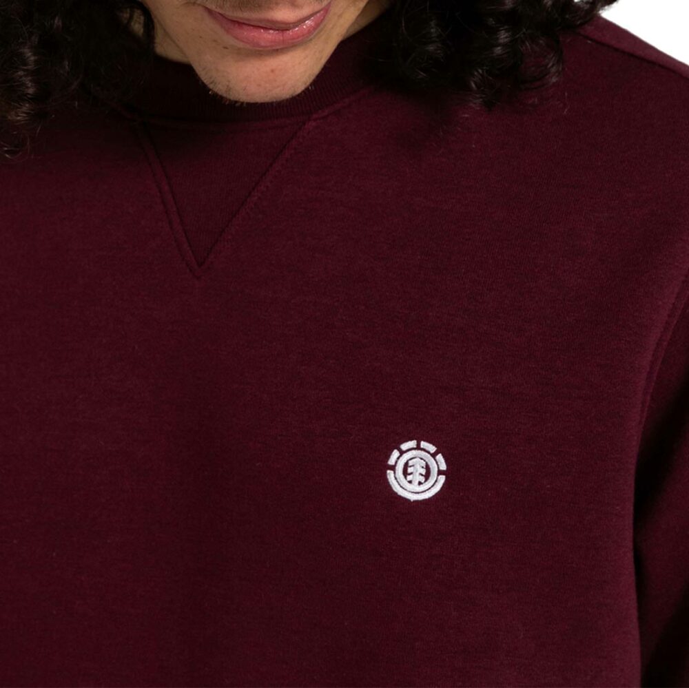 Element Cornell Classic Crew Sweater - Burgundy