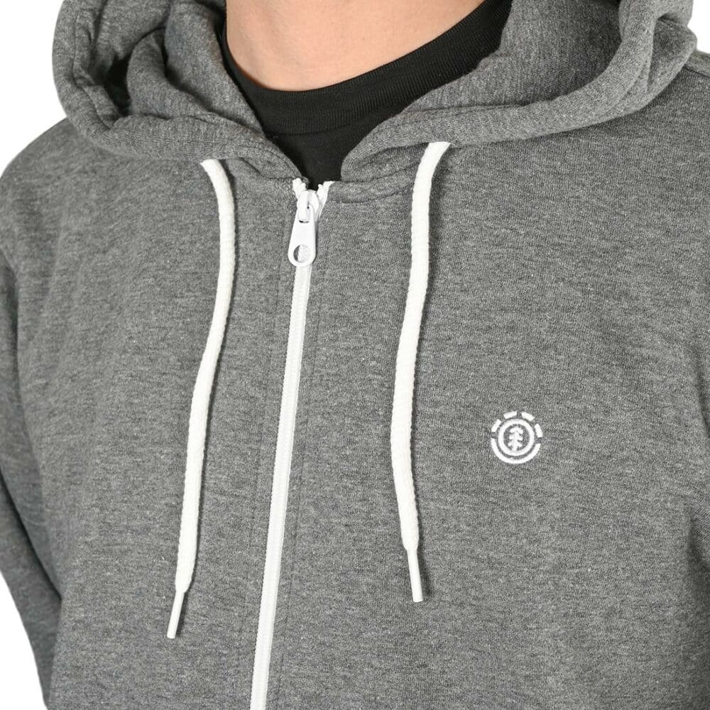 Element Cornell Classic Zip-Up Hoodie - Grey Heather