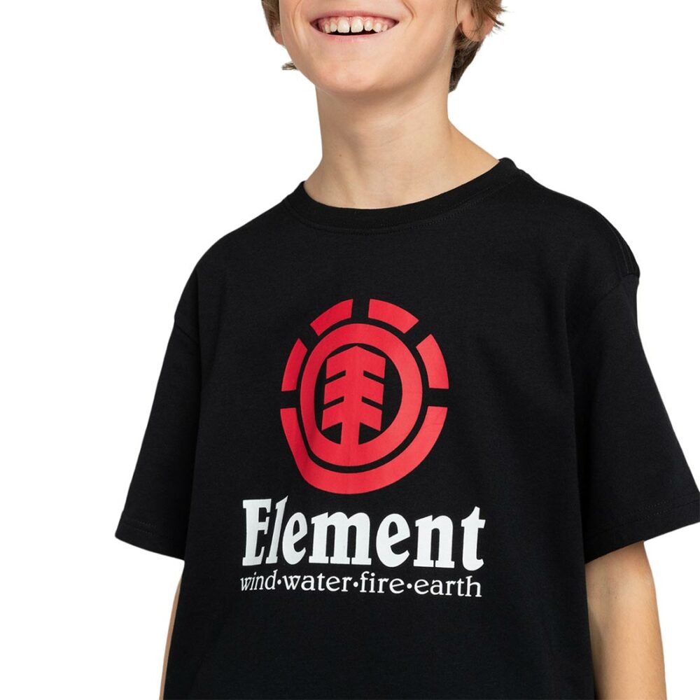 Element Vertical (Youth) S/S T-Shirt - Flint Black