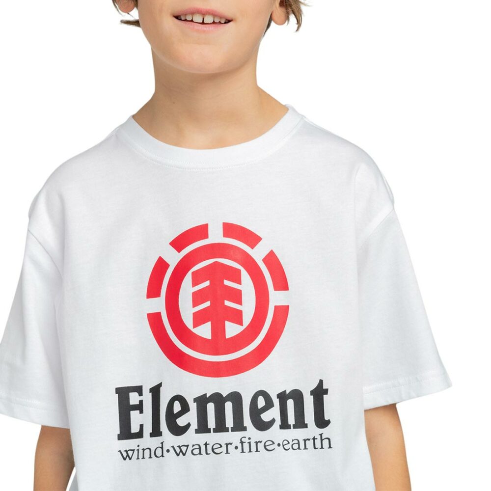 Element Vertical (Youth) S/S T-Shirt - Optic White