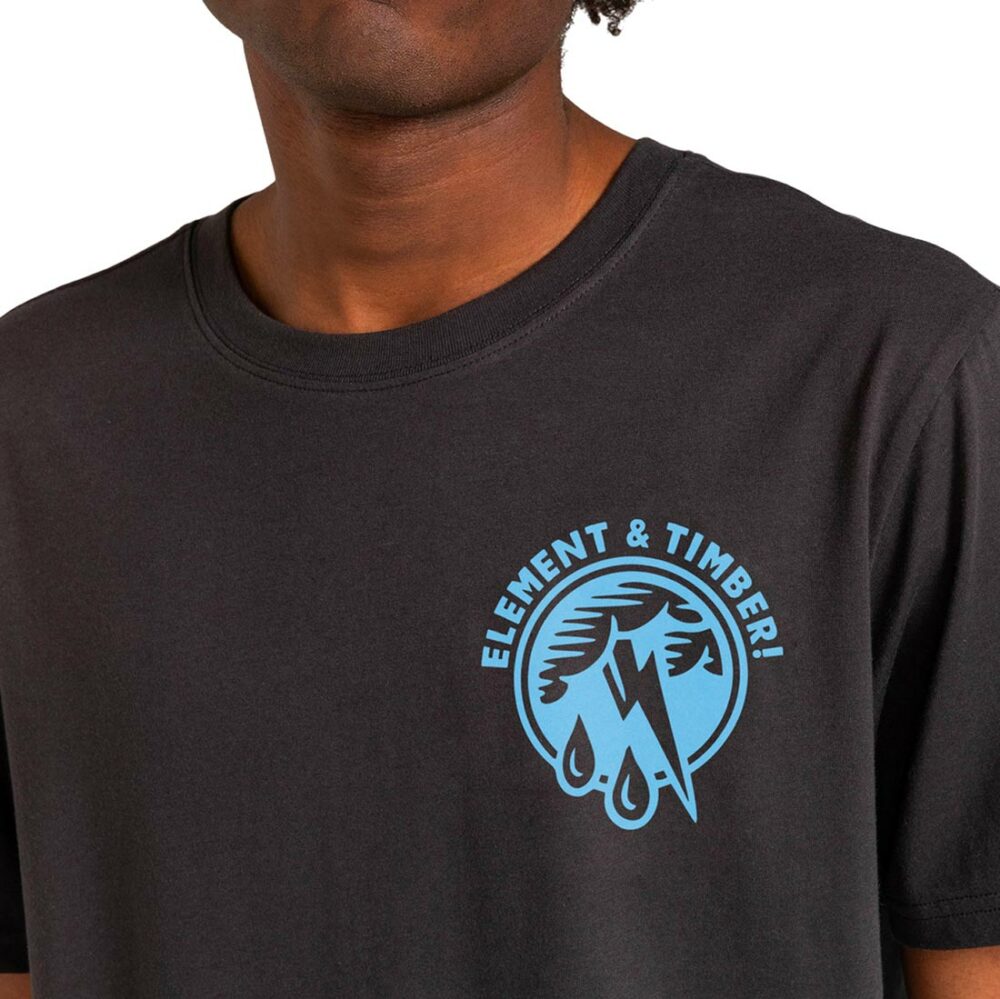 Element x Timber The Cycle S/S T-Shirt - Off Black