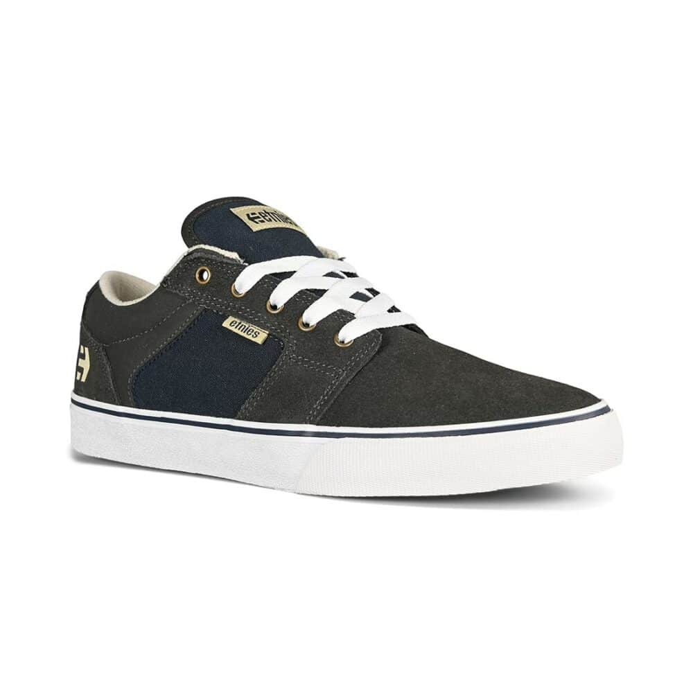 Etnies Barge LS Skate Shoes - Grey/Navy/White