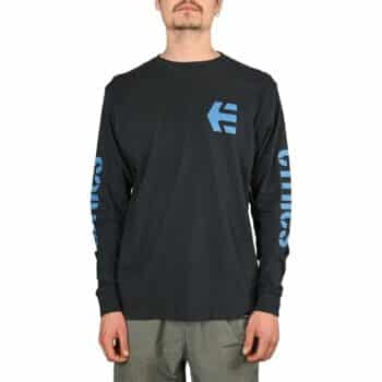 Etnies Icon L/S T-Shirt - Navy/Blue