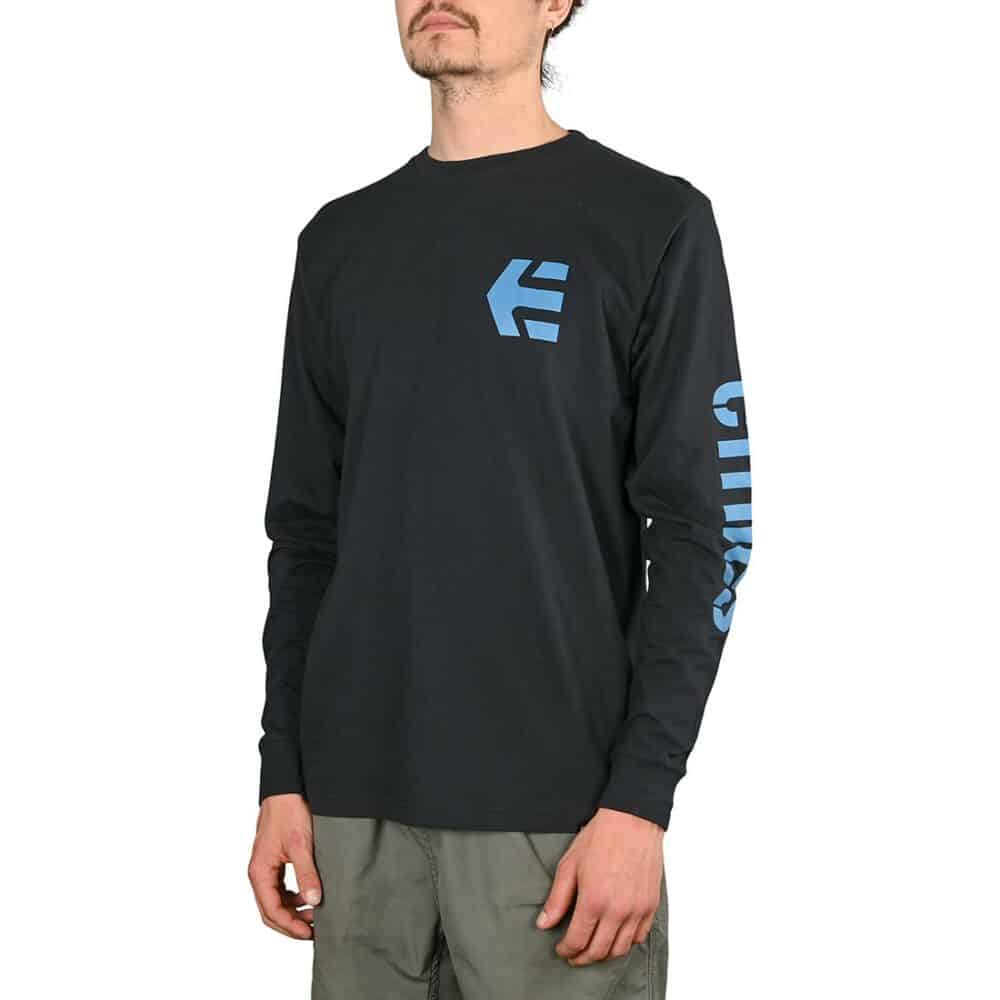 Etnies Icon L/S T-Shirt - Navy/Blue