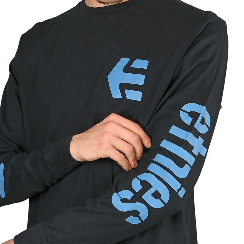 Etnies Icon L/S T-Shirt - Navy/Blue