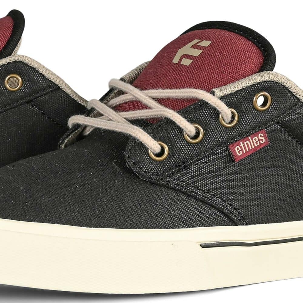 Etnies Jameson 2 Eco Skate Shoes - Black/Red/Beige