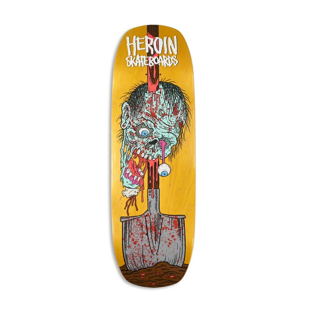 Heroin Double Shovel 9.9" Skateboard Deck