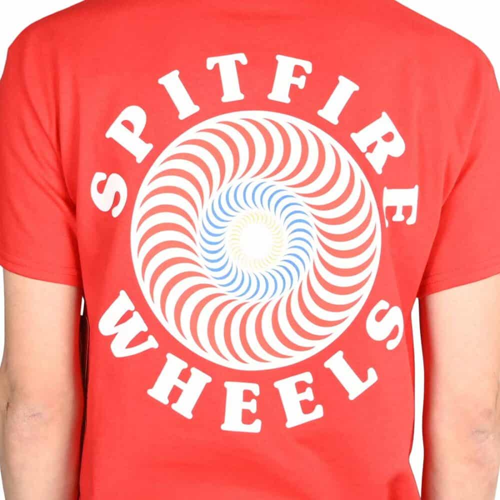 Spitfire OG Classic Fill S/S T-Shirt - Red/Multi