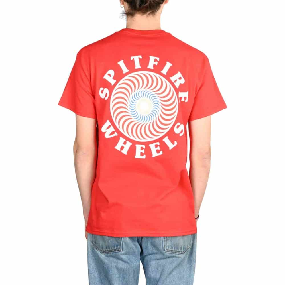 Spitfire OG Classic Fill S/S T-Shirt - Red/Multi