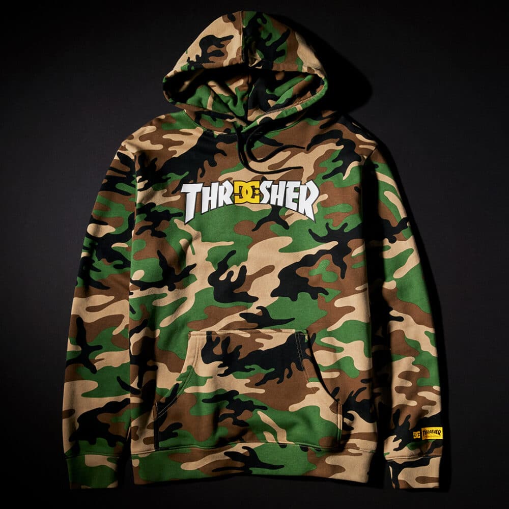 DC x Thrasher Pullover Hoodie - Camo