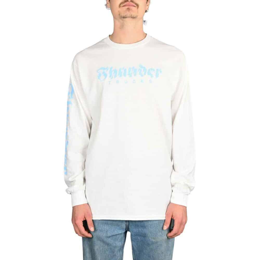 Thunder Aftershock L/S T-Shirt - White/Light Blue