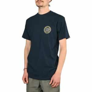 Vans Circle Checker Drop V S/S T-Shirt - Navy