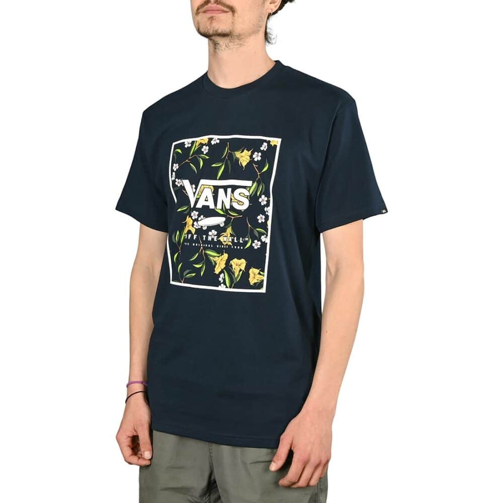 Vans Classic Print Box S/S T-Shirt - Navy/Gold