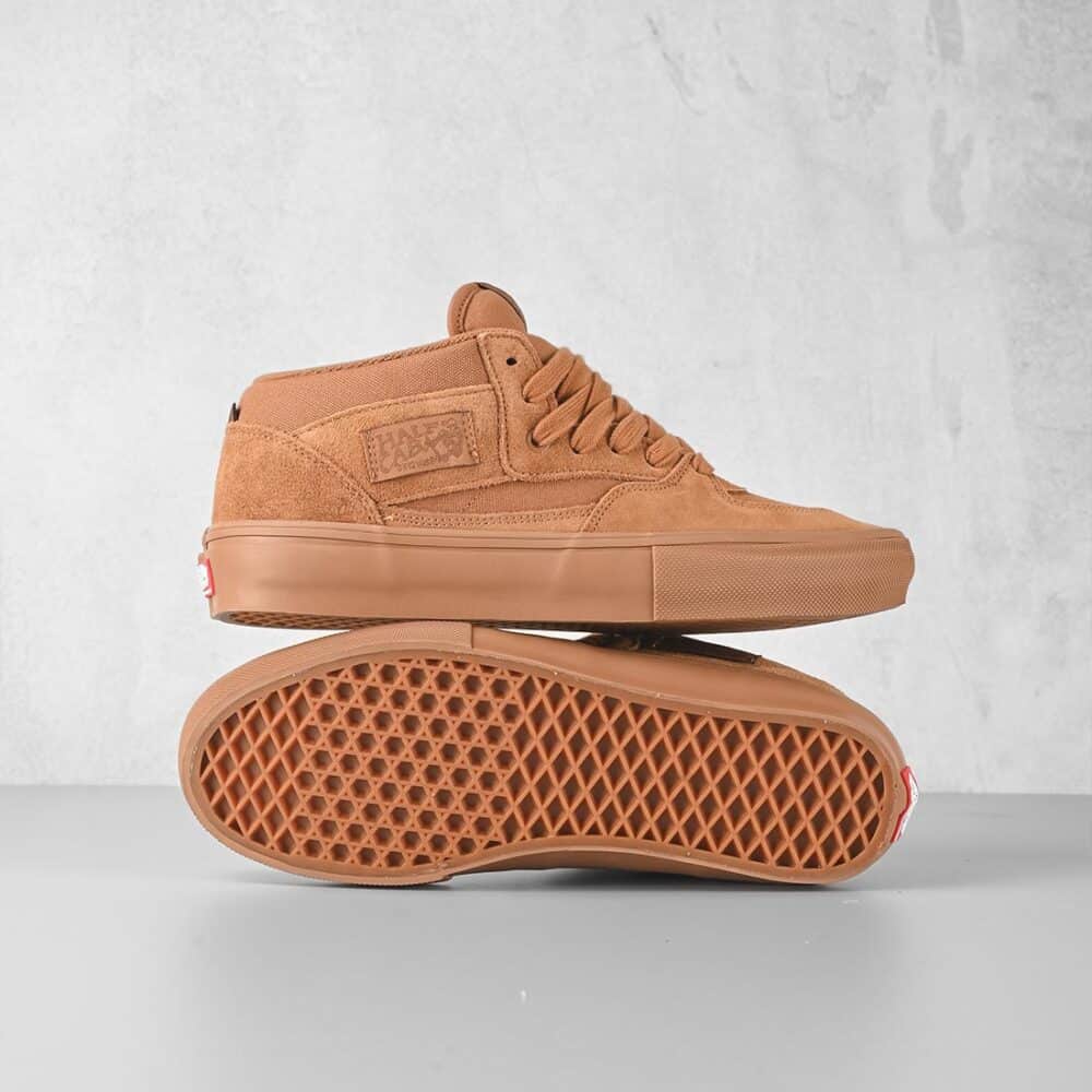 Vans Half Cab Skate Shoes - Brown/Gum