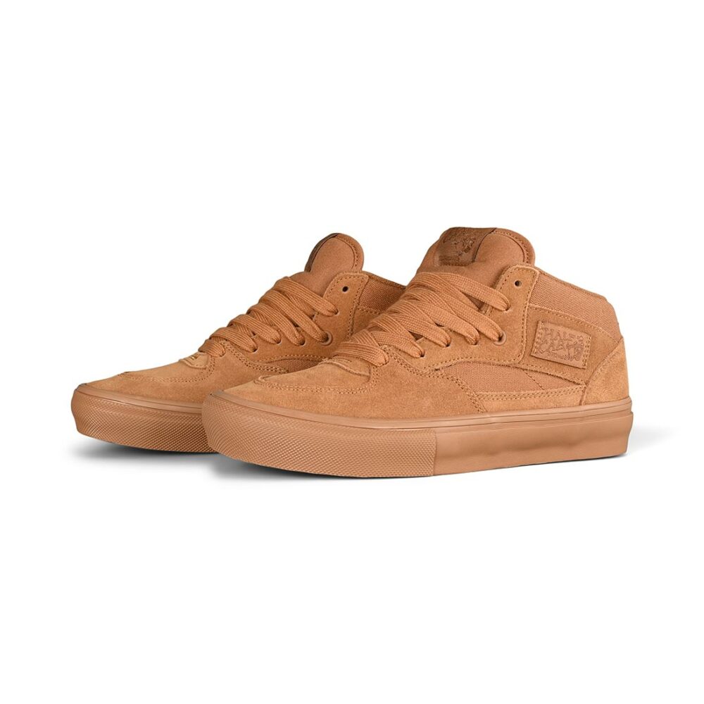 Vans Half Cab Skate Shoes - Brown/Gum