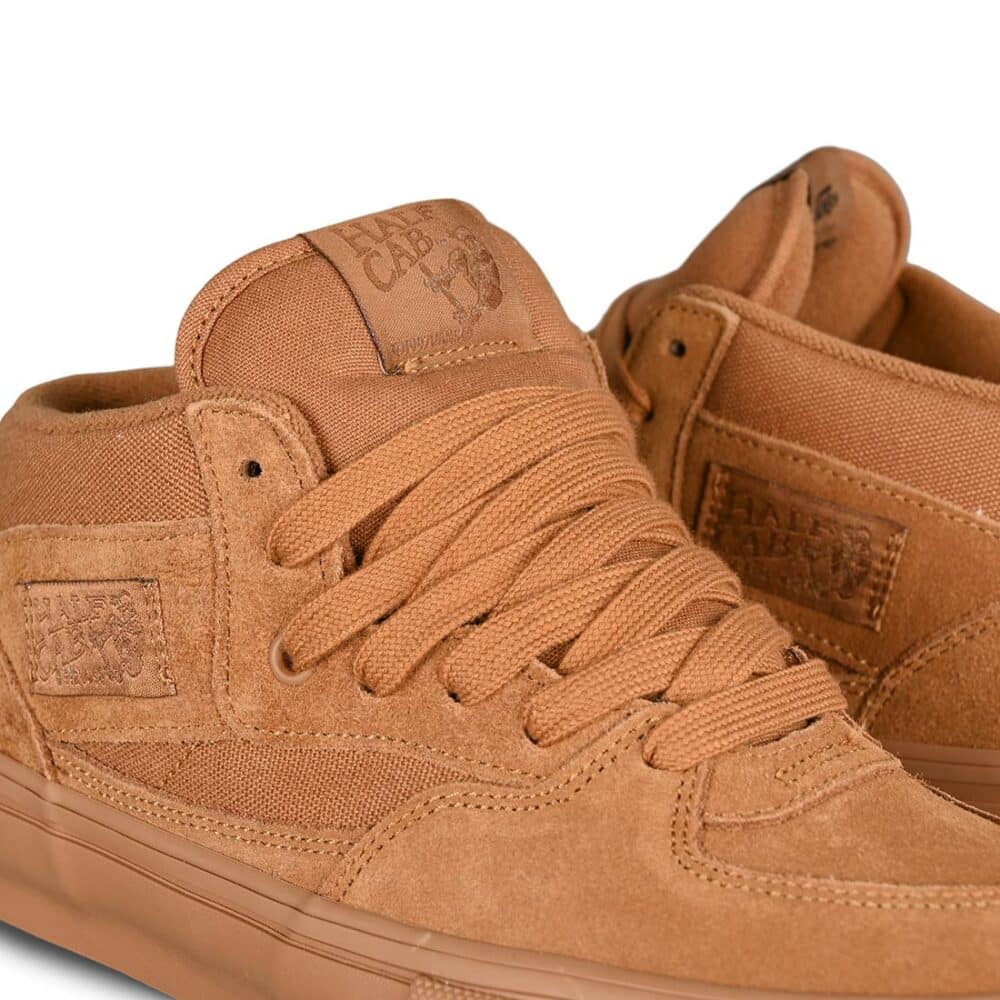Vans Half Cab Skate Shoes - Brown/Gum