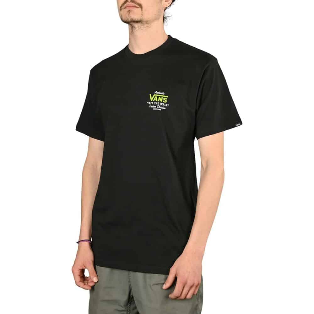 Vans Holder St Classic S/S T-Shirt - Black/Lime