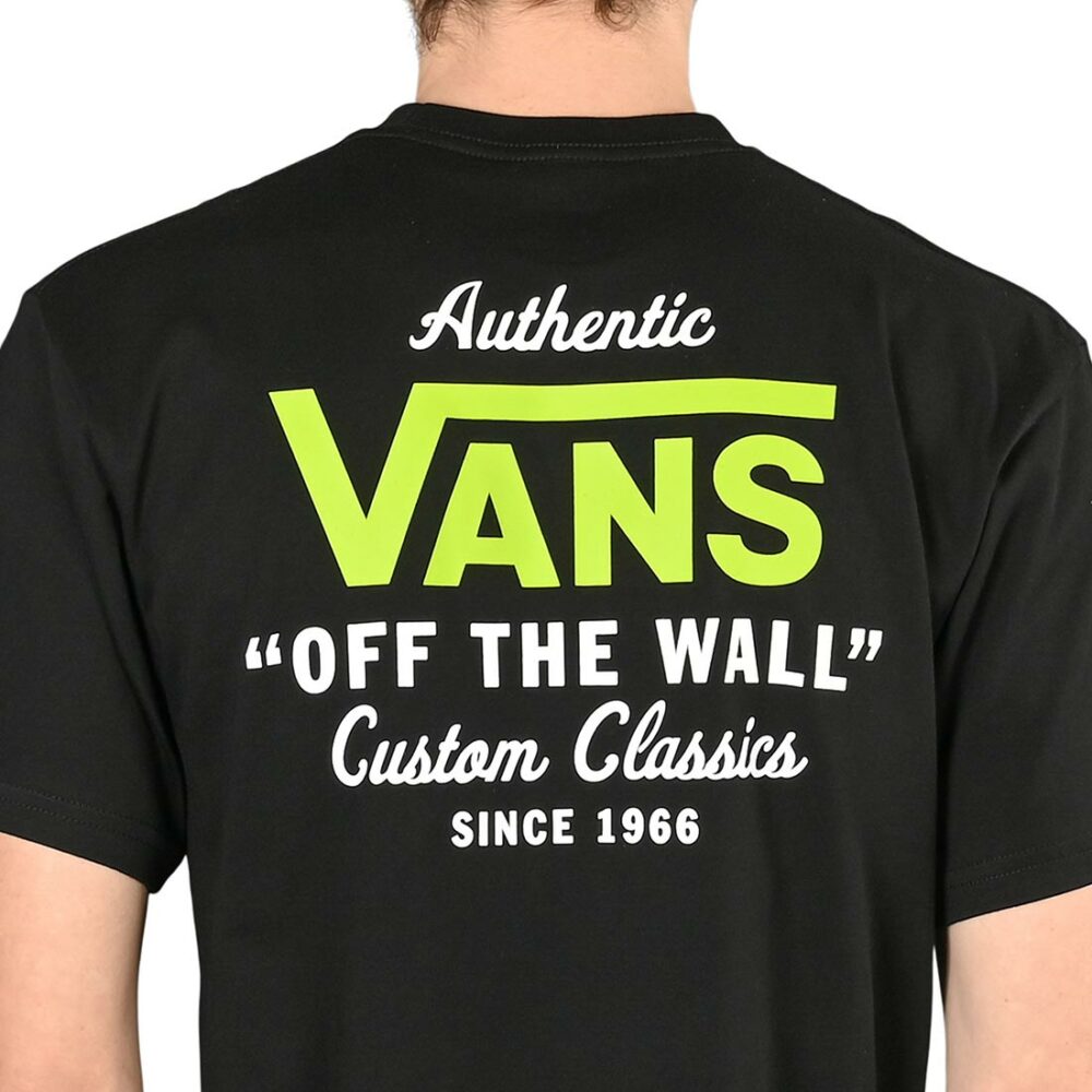 Vans Holder St Classic S/S T-Shirt - Black/Lime