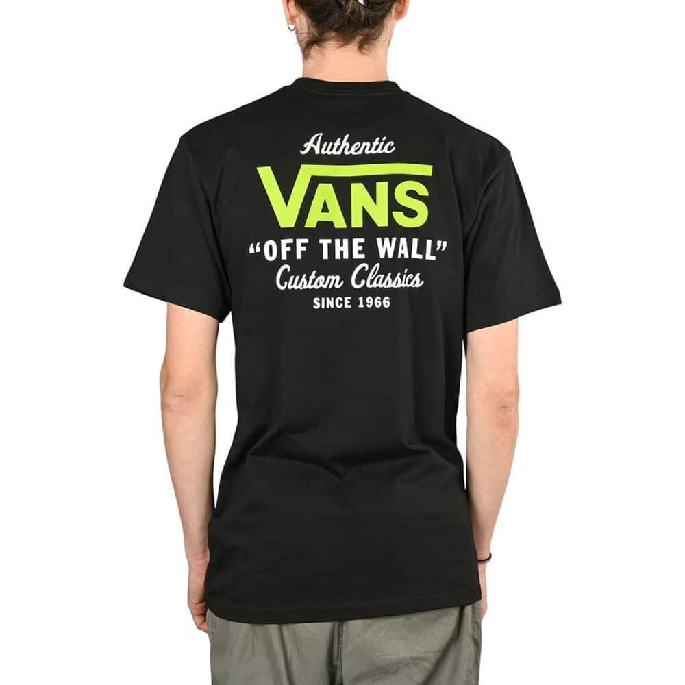 Vans Holder St Classic S/S T-Shirt - Black/Lime