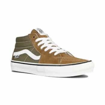 Vans Sk8-Mid Grosso Shoes - Fatigue/White