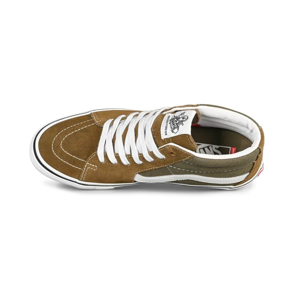 Vans Sk8-Mid Grosso Shoes - Fatigue/White