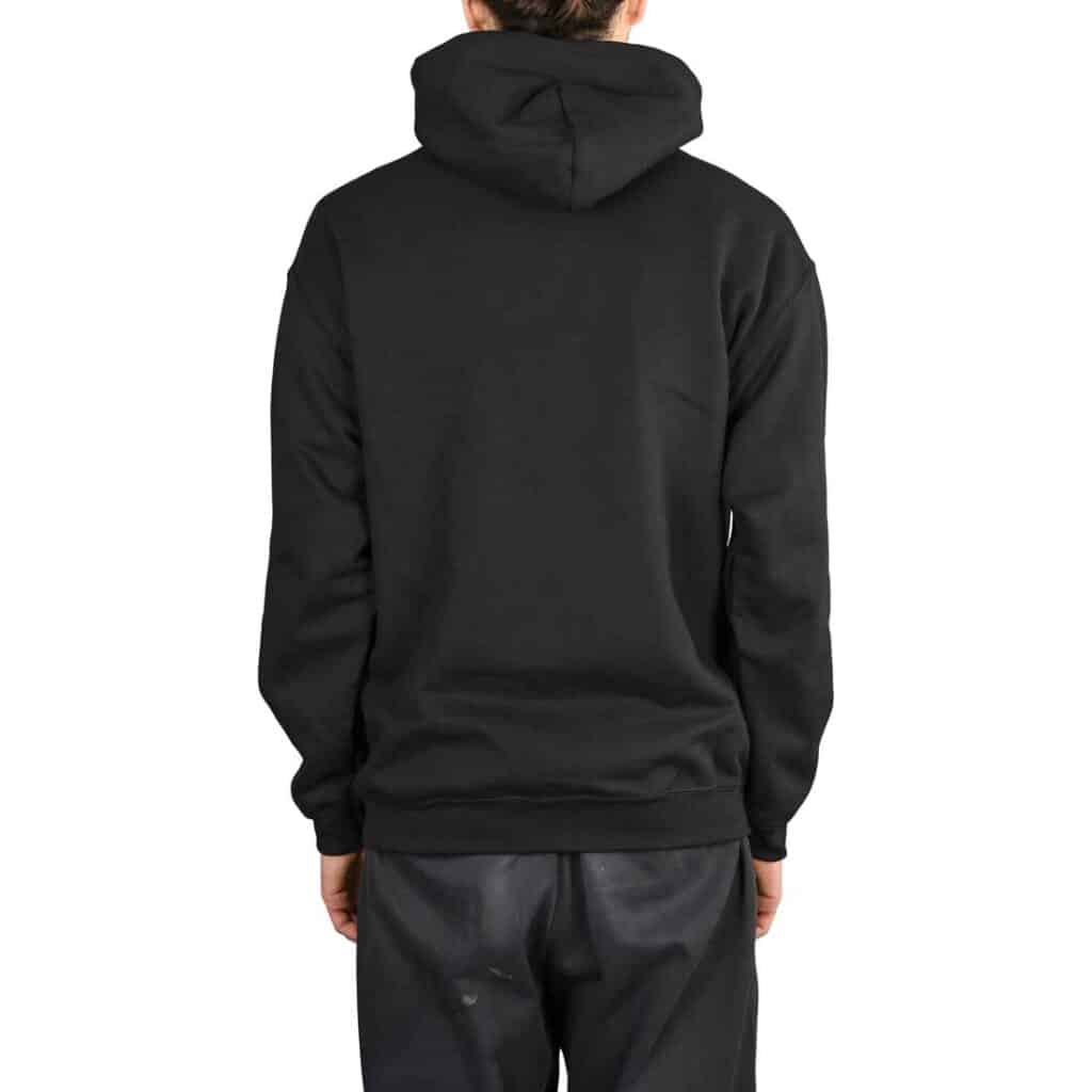 Zero Single Skull Pullover Hoodie - Black/White - Supereight
