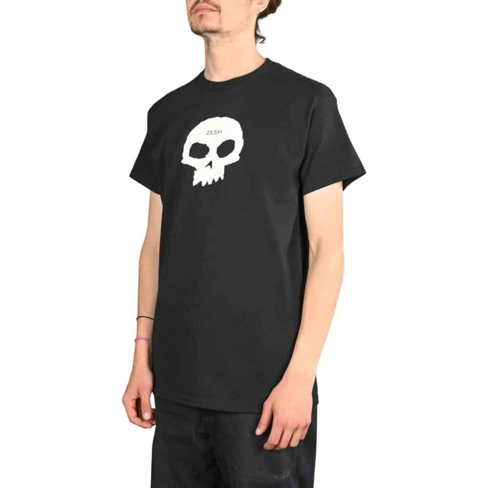 Zero Single Skull S/S T-Shirt - Black/White