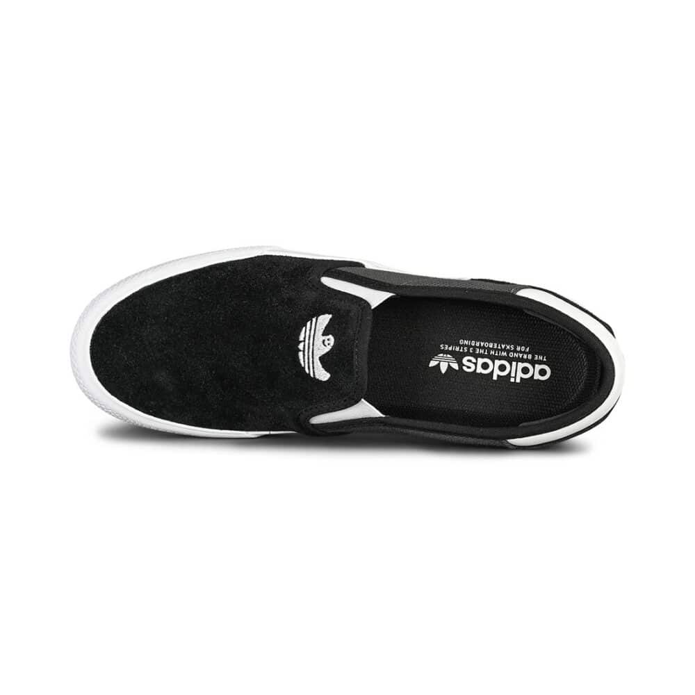 Adidas Shmoofoil Slip-On Skate Shoes - Core Black/Grey Six/Cloud White