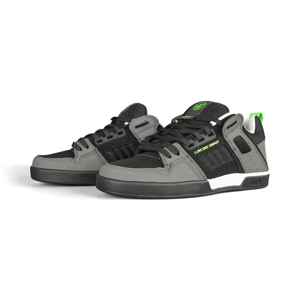 DVS Comanche 2.0+ Skate Shoes - Black/Charcoal/Lime