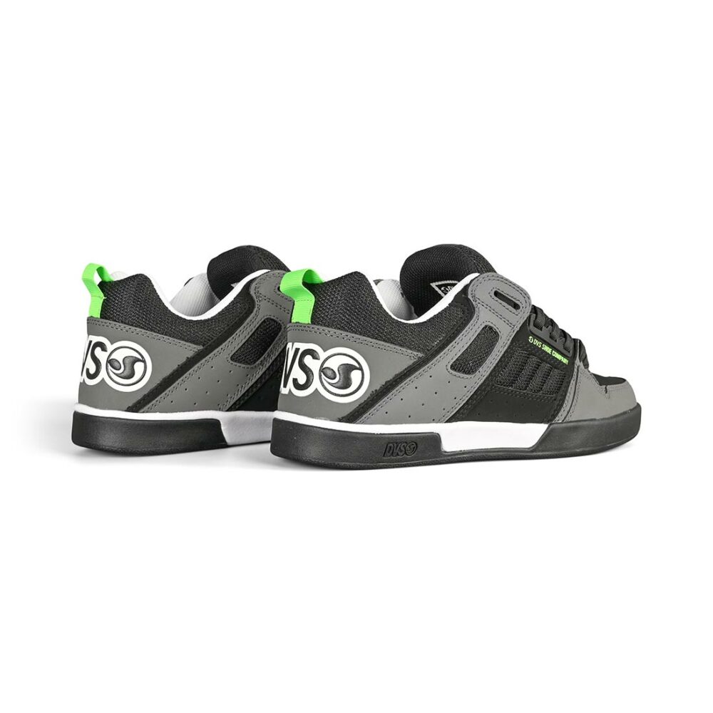 DVS Comanche 2.0+ Skate Shoes - Black/Charcoal/Lime