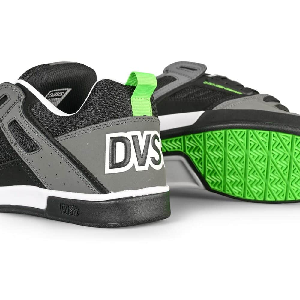 DVS Comanche 2.0+ Skate Shoes - Black/Charcoal/Lime