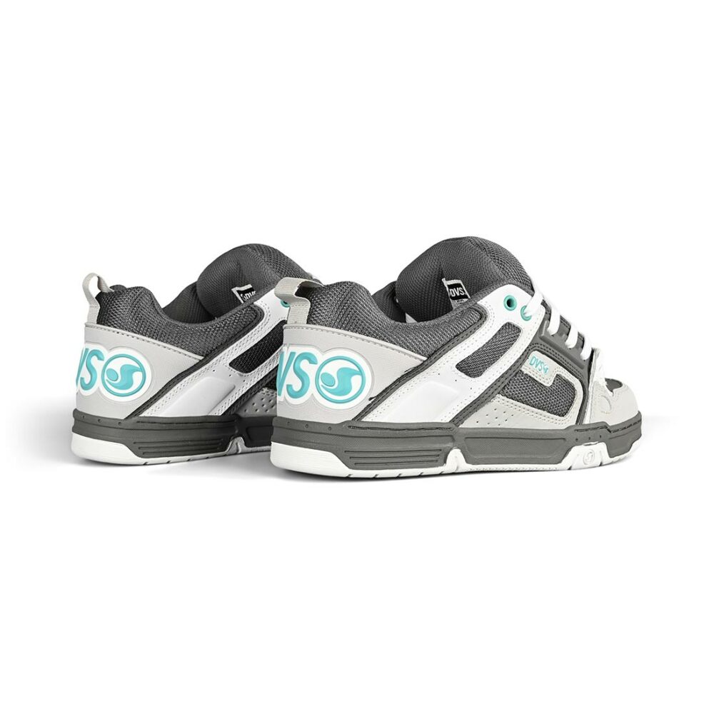 DVS Comanche Skate Shoes - Charcoal/White/Turquoise